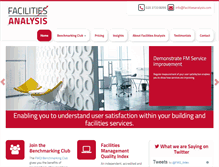 Tablet Screenshot of facilitiesanalysis.com